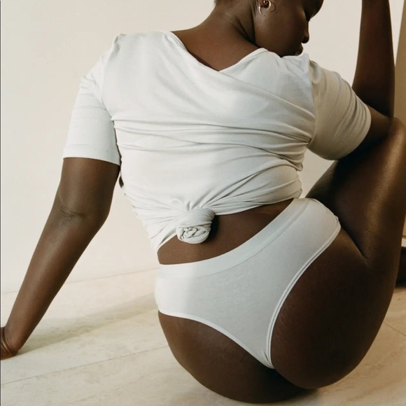 NWT UltimateS High Rose Thong, Sky, (US Large, 22-24) - Picture 2 of 5